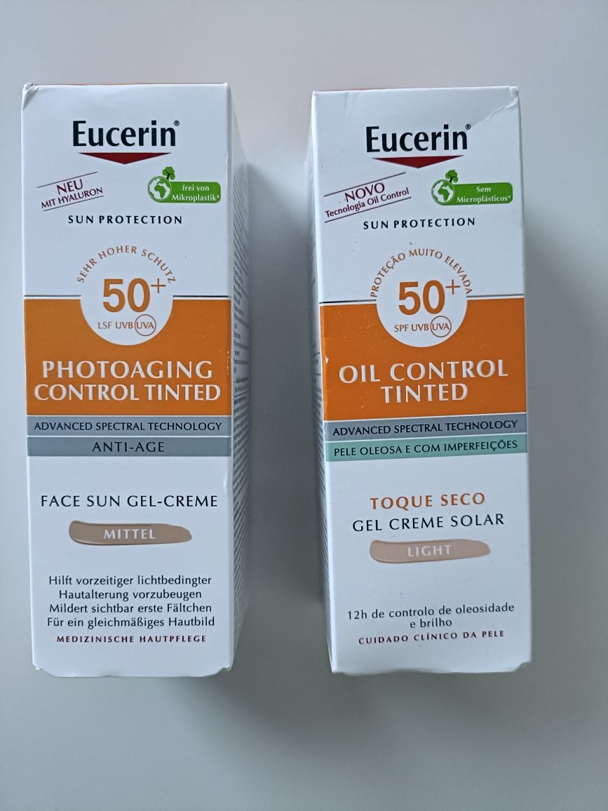2 opakowania Eucerin krem koloryzujący z wysoką ochroną 50SPF/UV