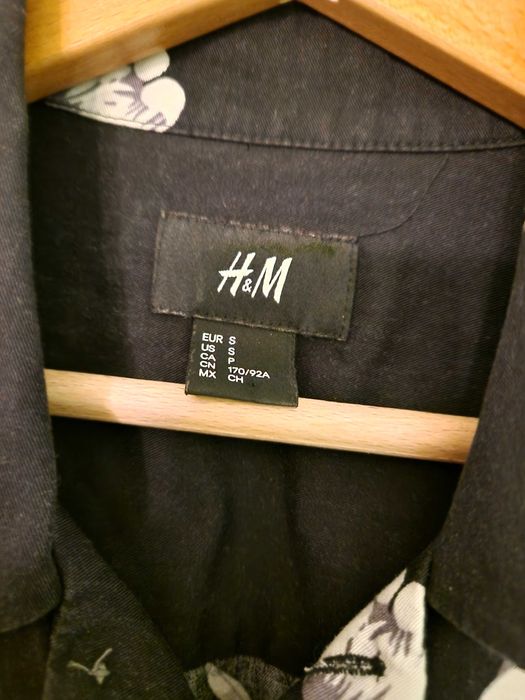 Koszula "hawajska" czarna unisex H&M