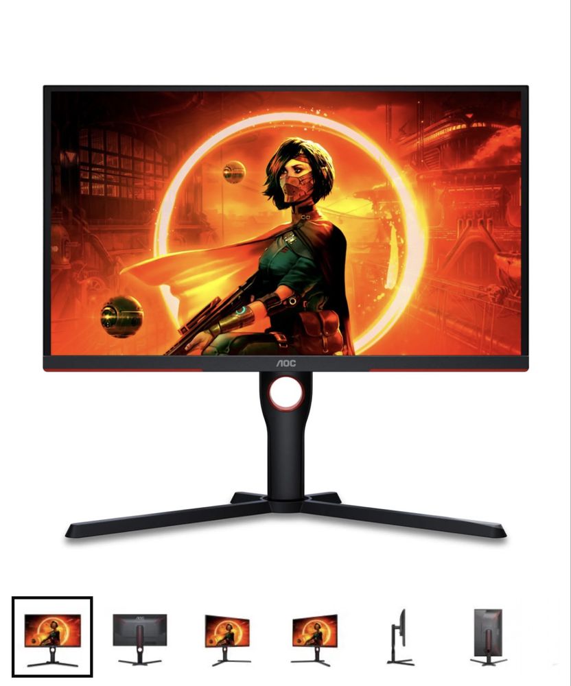 Monitor AOC 25G3ZM/BK 25" VA 240Hz 0,5ms Gwaracja