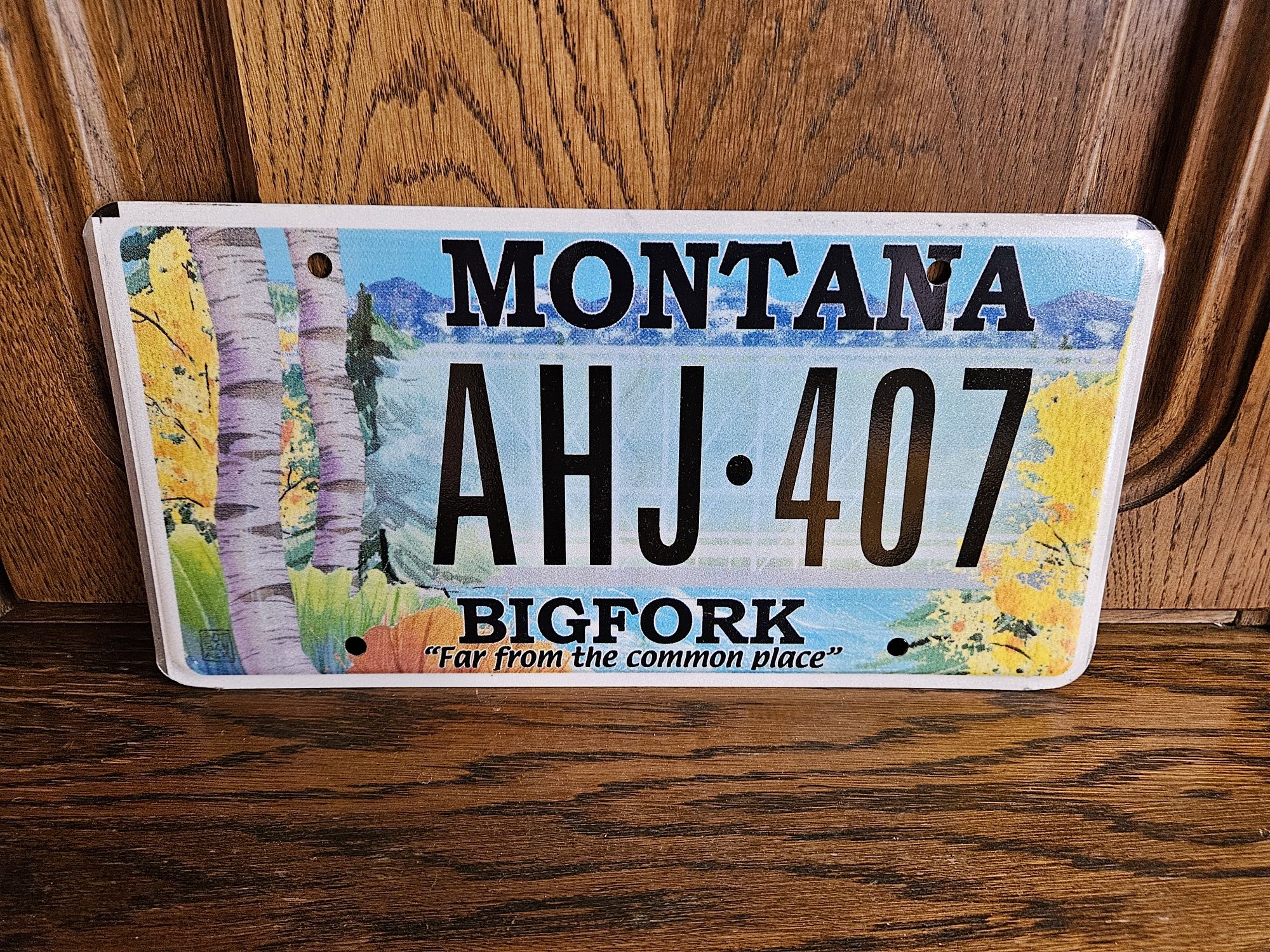 Tablica rejestracyjna Montana