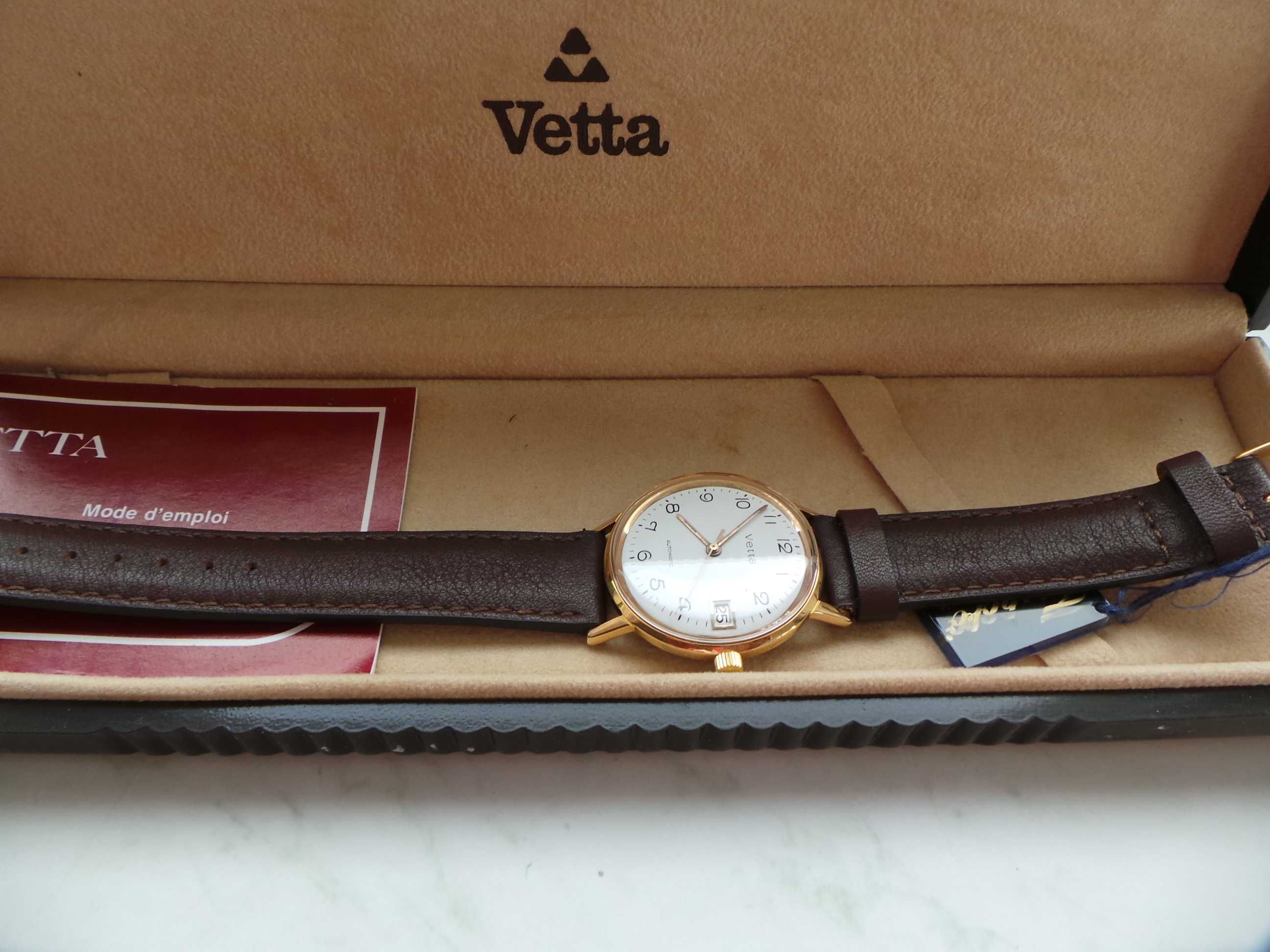 Złoty zegarek Vetta 18k