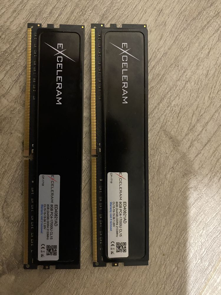 Exceleram ddr4 8 gb