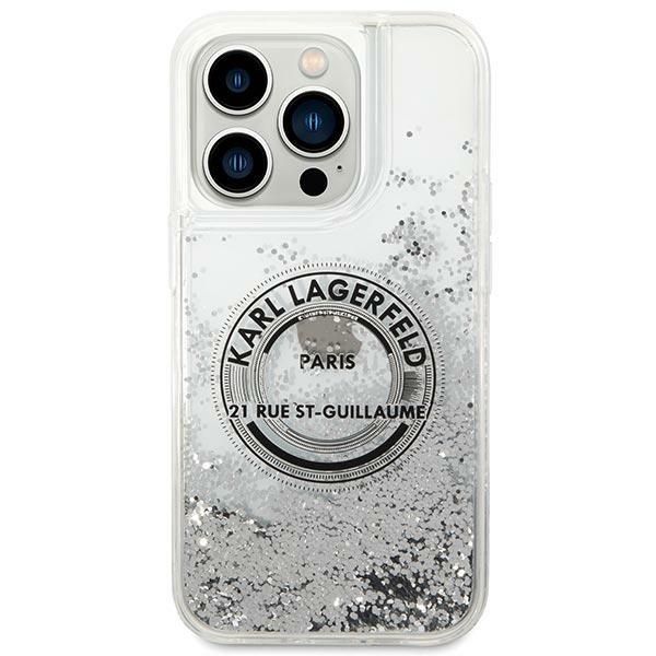 Etui Karl Lagerfeld Liquid Glitter RSG Dla iPhone 14 Pro