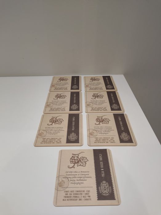 Podkładki pod kubek 7 sztuk zestaw