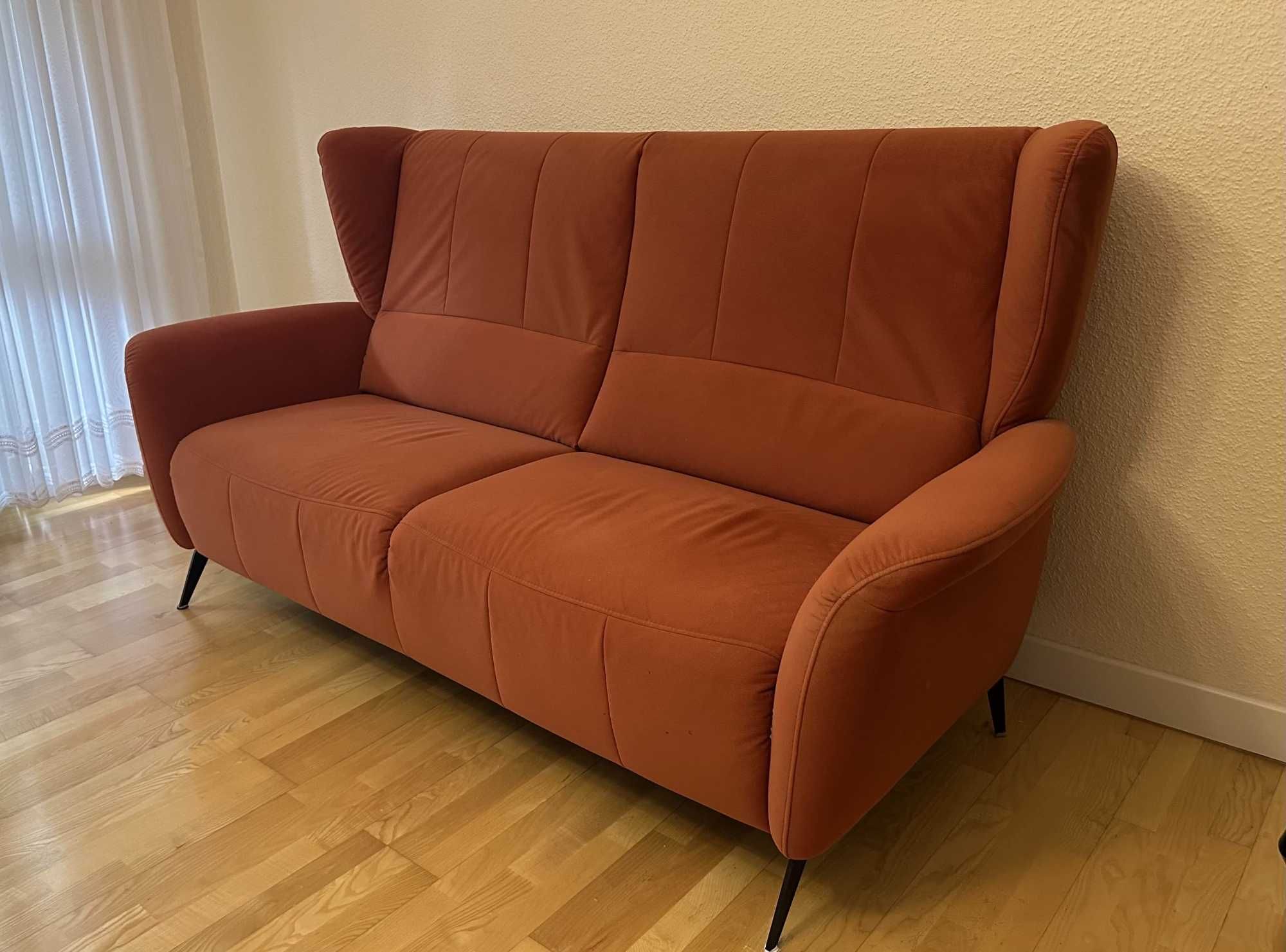 Sofa 3-osobowa Gala Collezione Beo – welur Carabu, modna, wygodna!