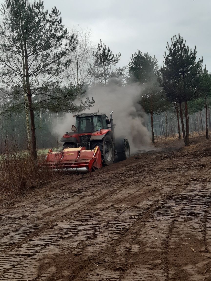 Wycinka drzew czyszczenie terenu mulczer leśny mulczowanie rekultywacj