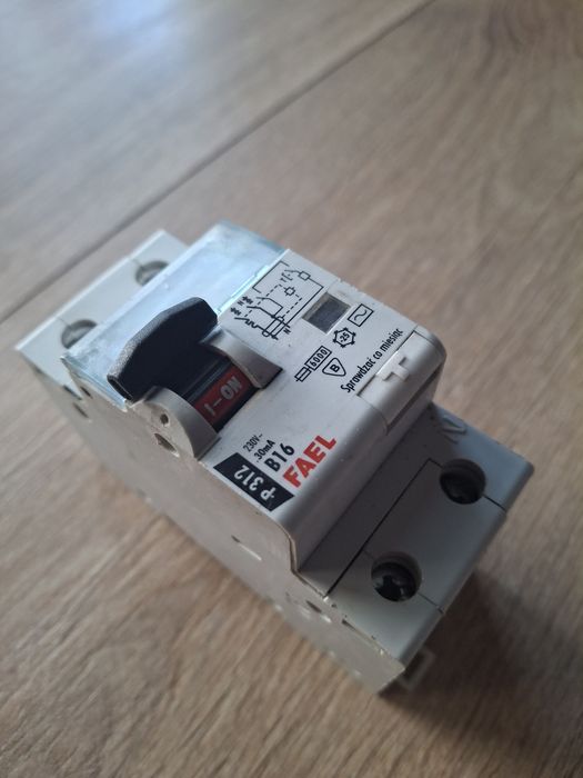 Fael P312 Wyłącznik różnicowo-nadprądowy B16