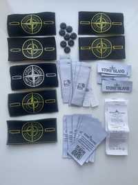 Stone Island  патч RFID бірки ґудзики