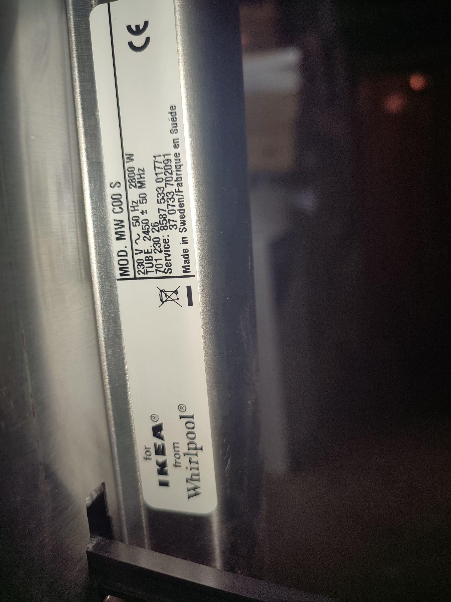Microondas IKEA(whirlpool)