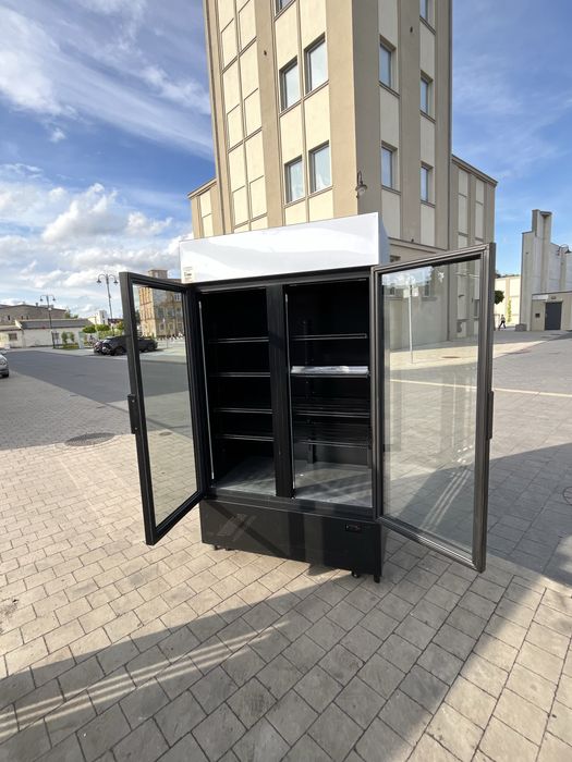 Witryna chłodnicza podwojna 120 cm napoje i nabiał | Transport GRATIS