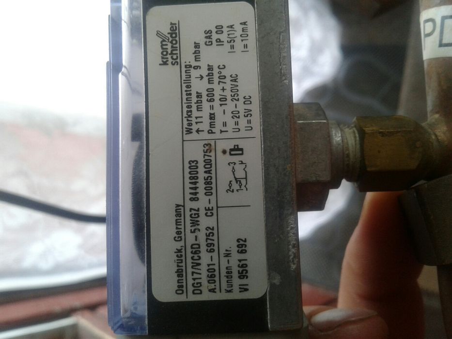 Датчик-реле давления газа DG 17/VC6D-5SZ Viessmann