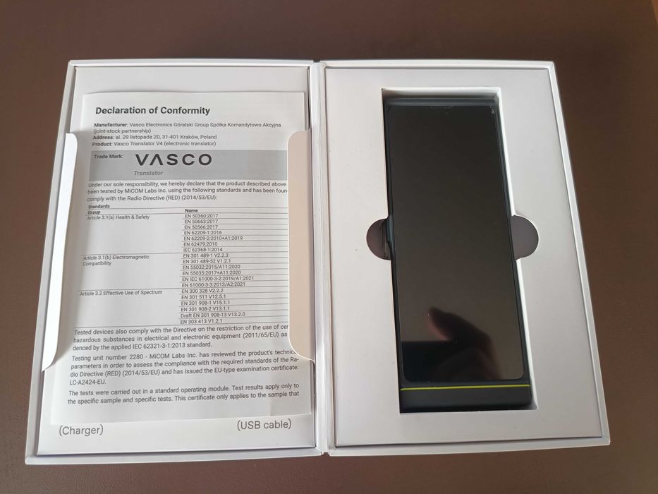 Tłumacz Vasco Translator V4