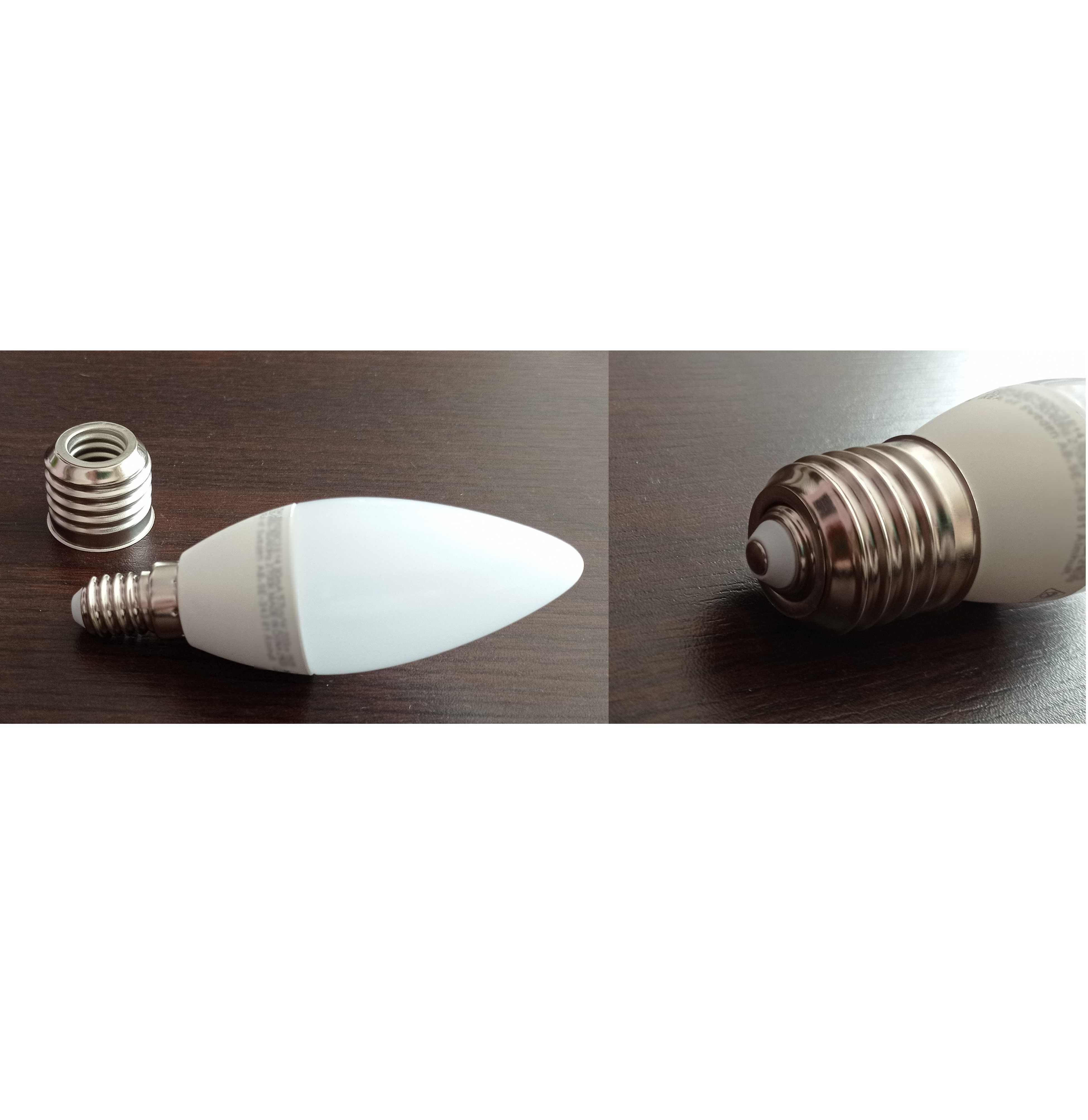 Adapter żarówki. Przejściówka E27 do E14