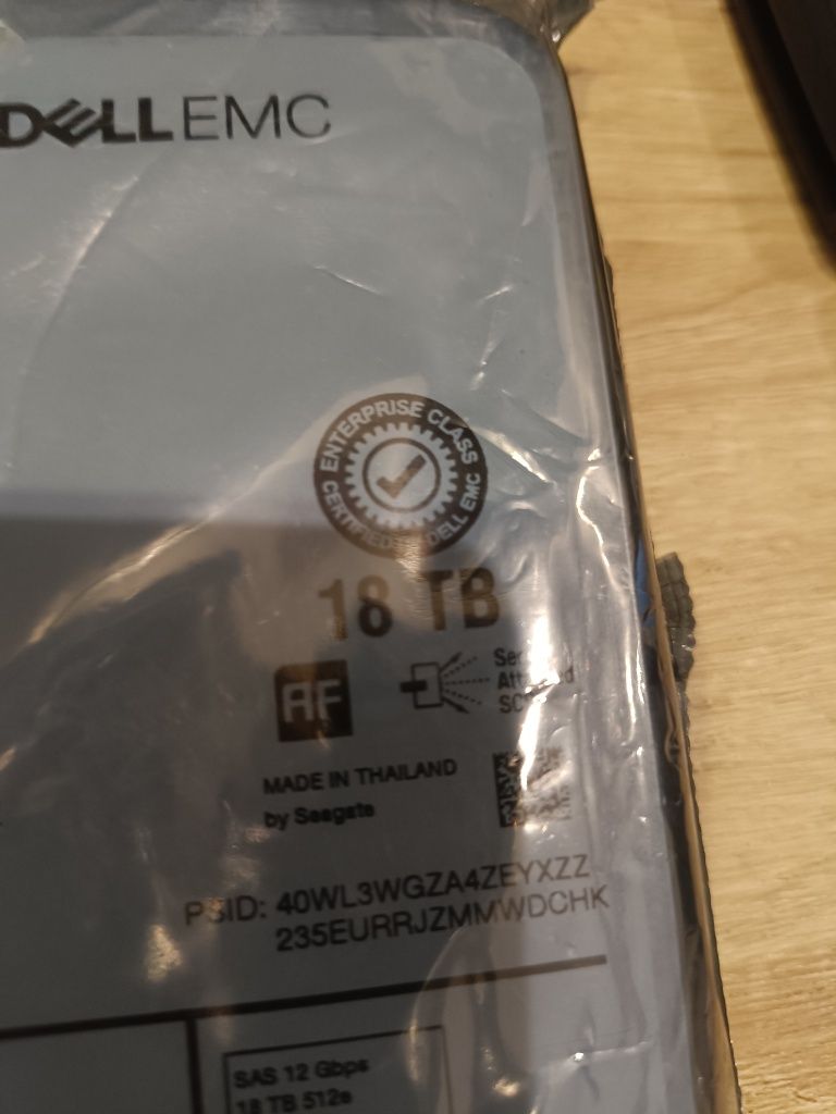 Dysk HDD Dell 18tb exos x20