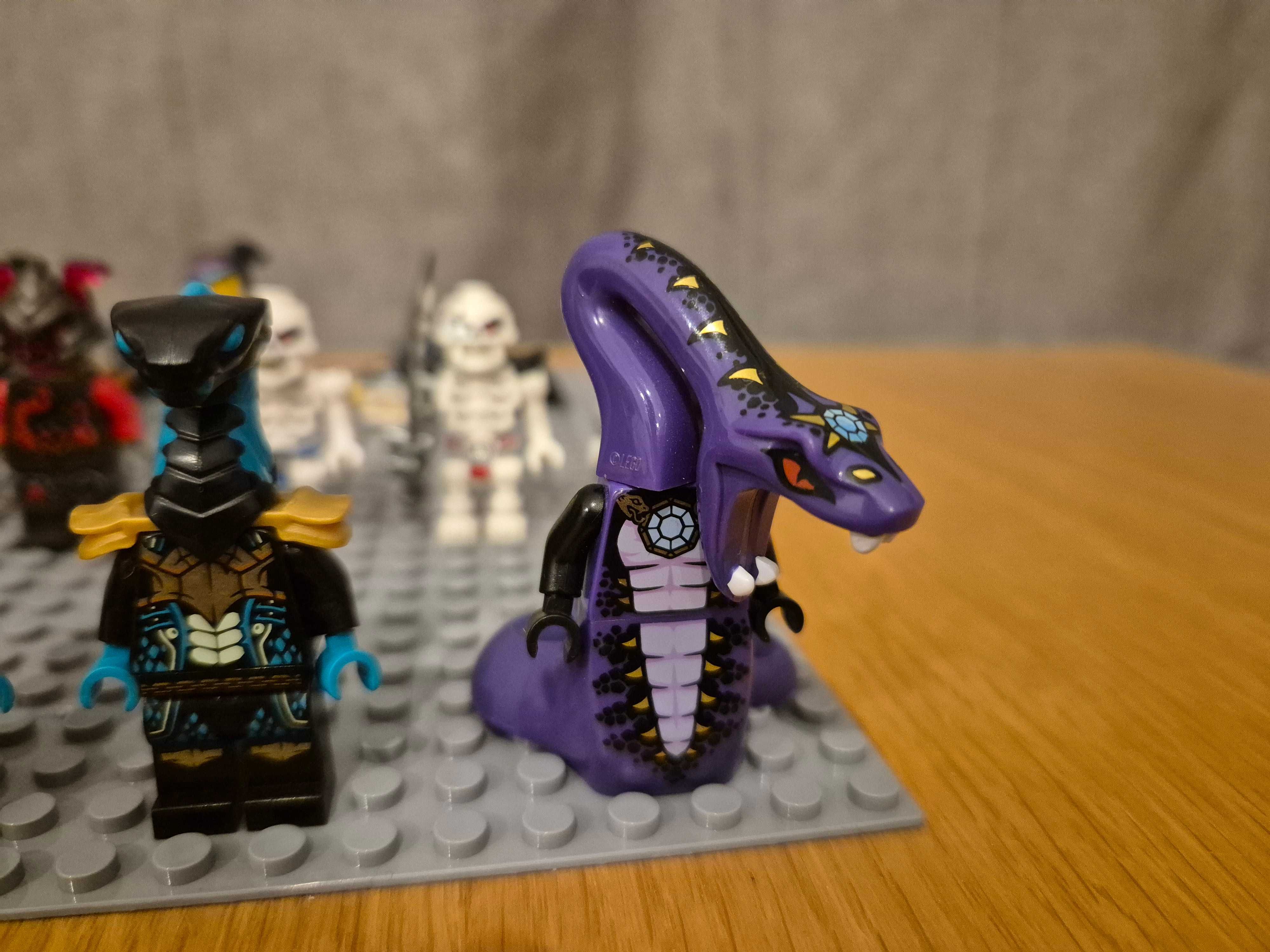 LEGO Ninjago figurki zestaw Pythor Aspheera Pyro Tannin Skulkin Spitta