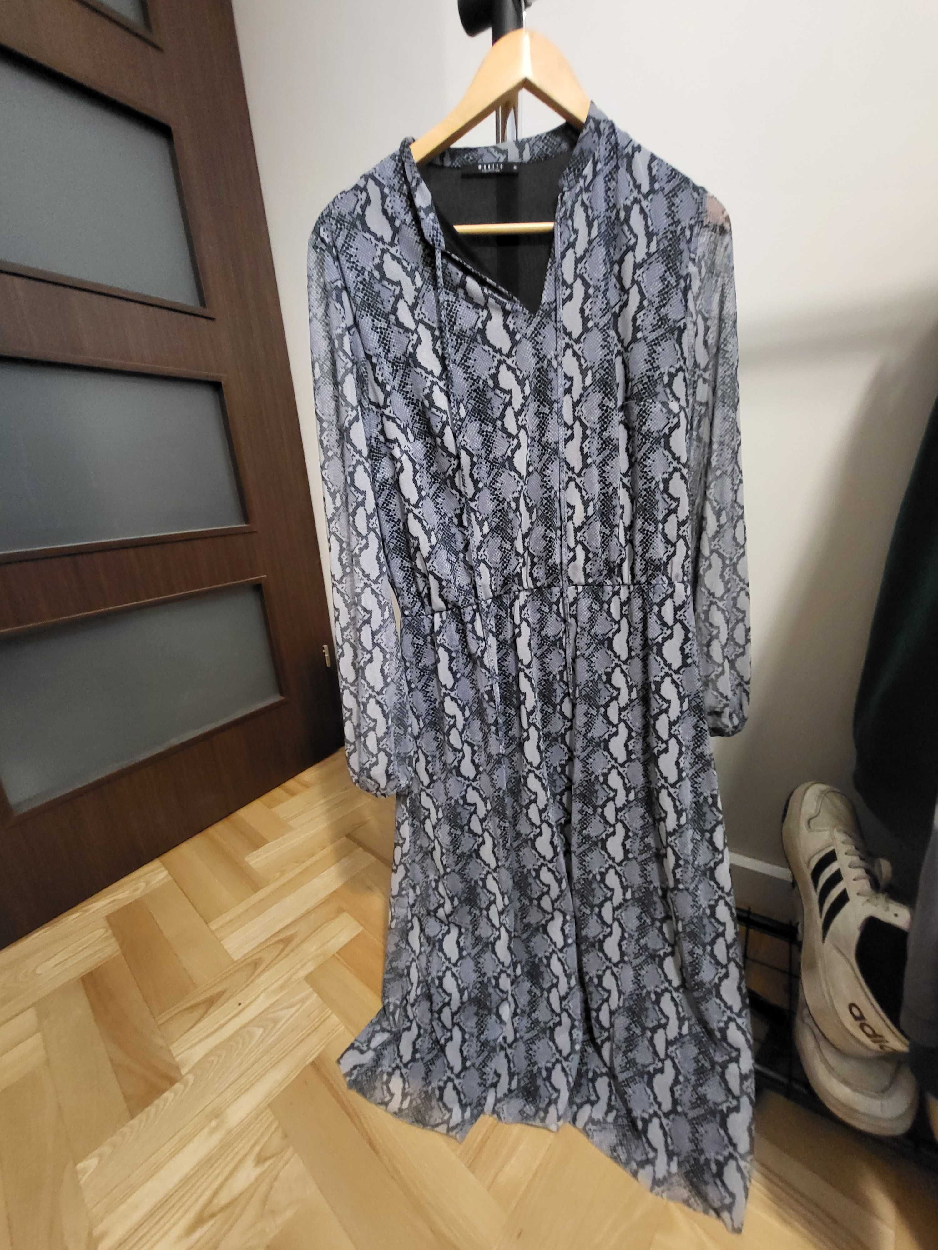 Mohito sukienka w wężowy print roz. XL