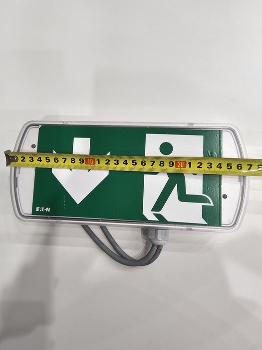 Lampa Oprawa ewakuacyjna awaryjna zestaw 9szt +piktogramy