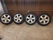 Koła Aluminiowe 205/55 R16 Volkswagen 5x112 Opony Dunlop Lato