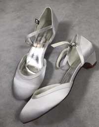 Buty ślubne białe 42 nowe