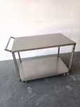 Escaparate Mesa INOX com rodas