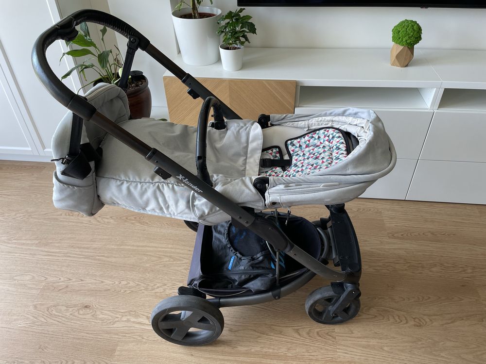 Wózek 2w1 X-Lander X-Cite + zestaw akcesoriów – stan bardzo dobry!