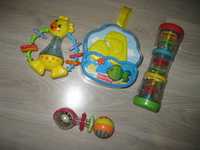 Zestaw grzechotek plus pozytywka Fisher Price