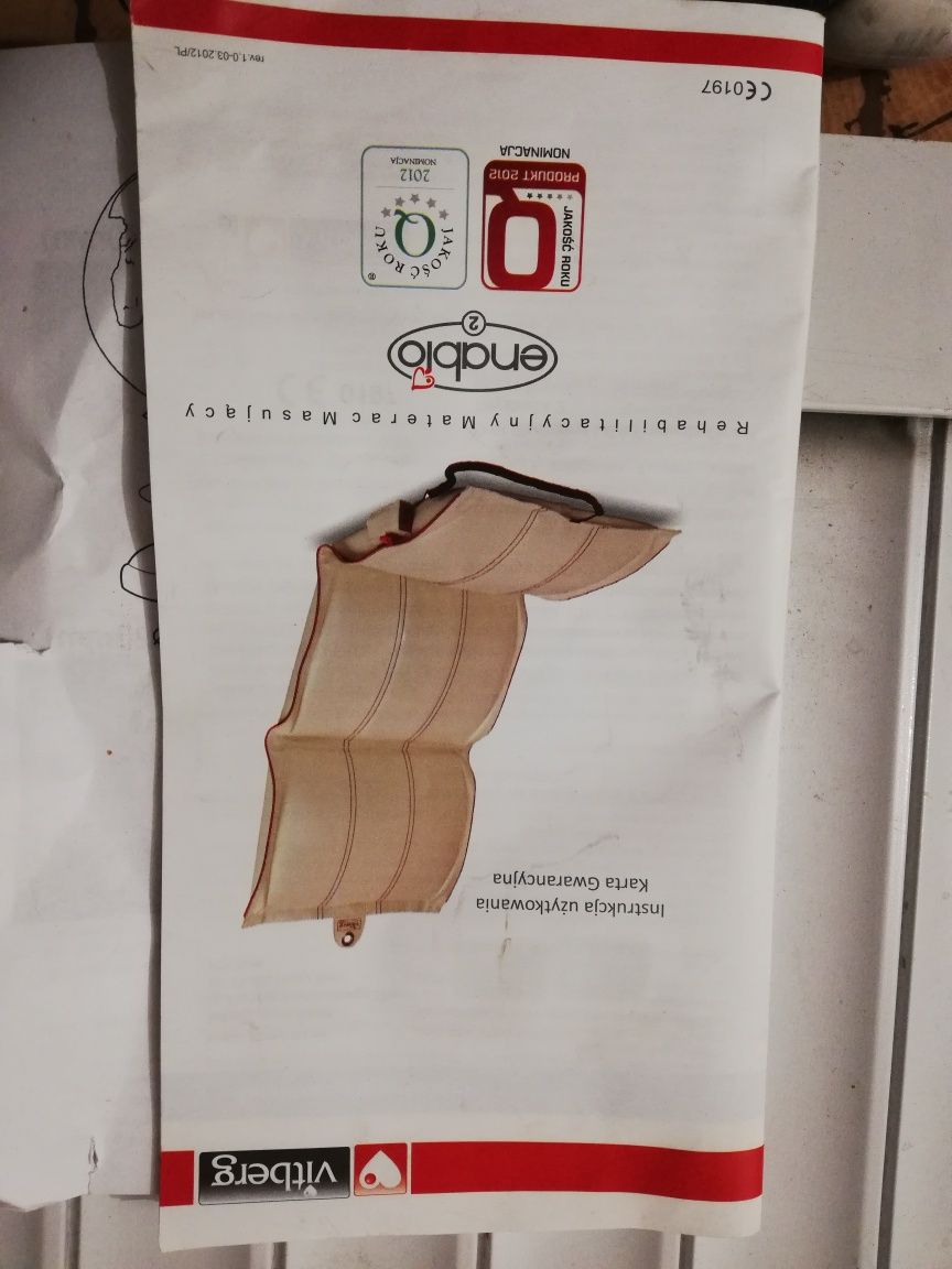 Masażer  rehabilitacja enabio 2 masaz plecow, nóg duży