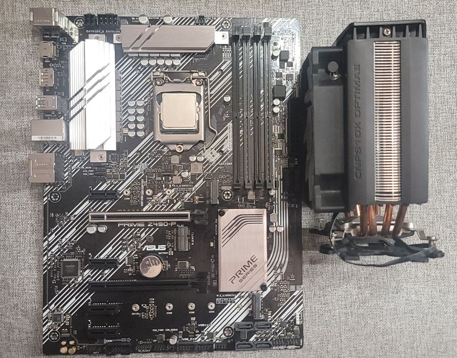 Продам Asus PRIME Z490-P з процесором intel i5-10600K