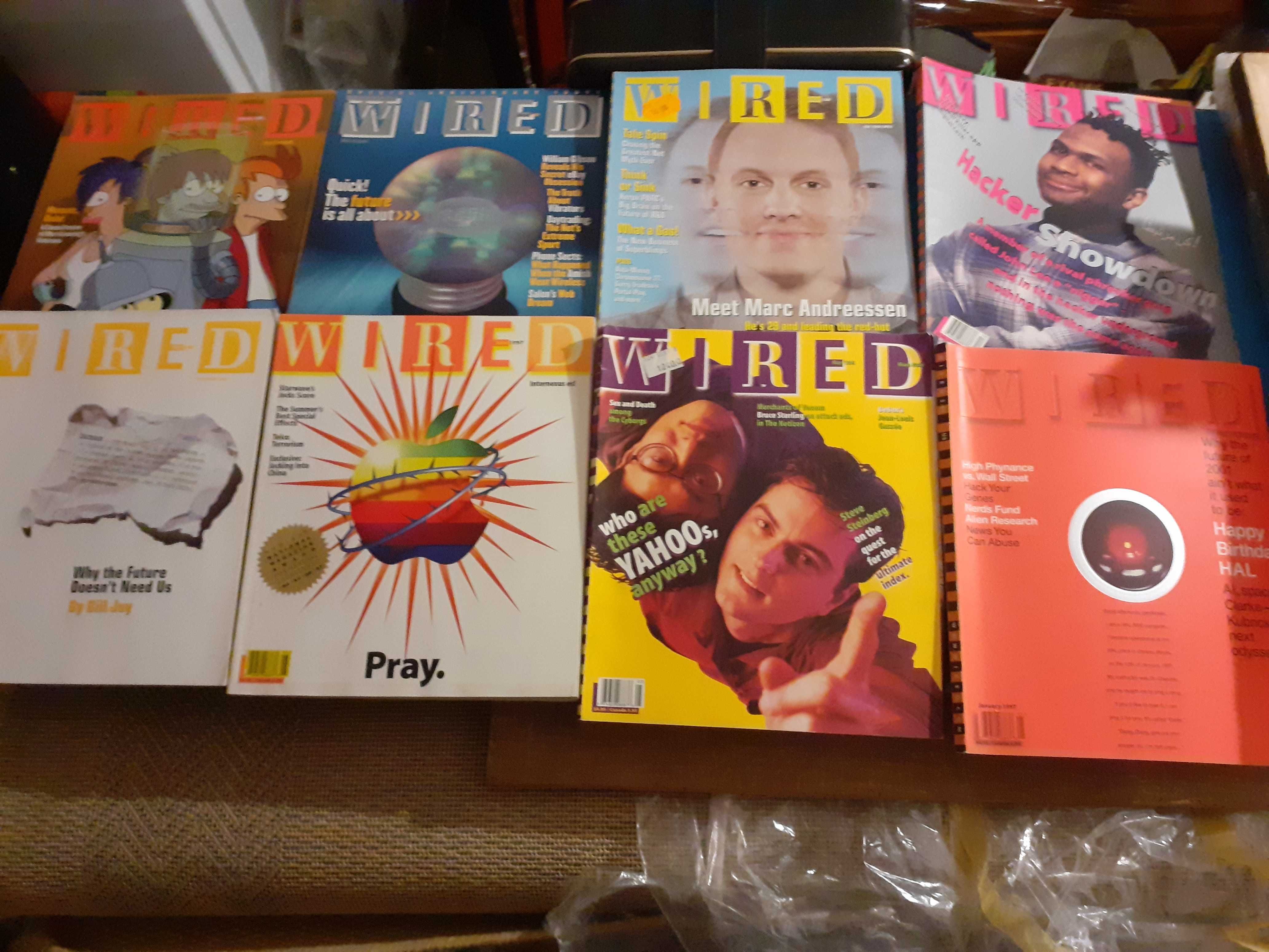 Revistas Wired antigas, excelente estado - 4€ por exemplar