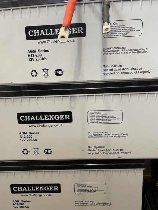 Аккамуляторы challenger 200 для инверора на 48v