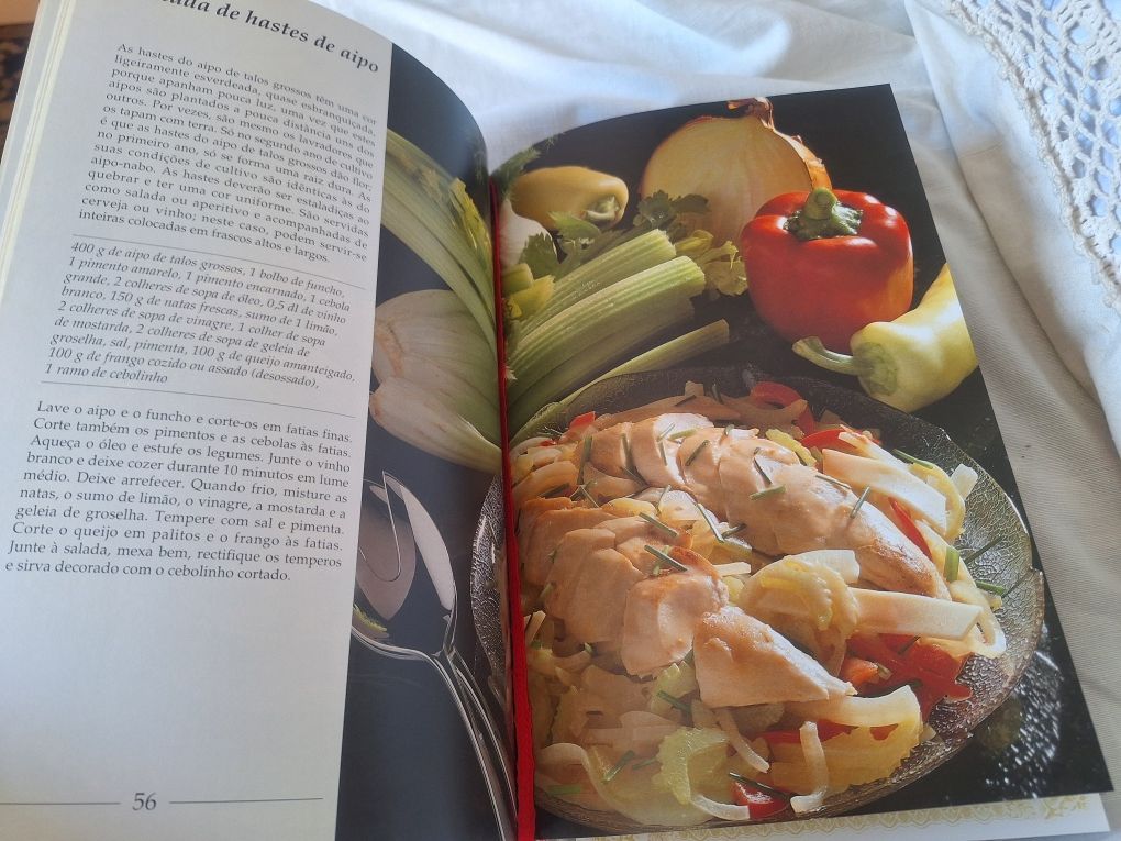 Livro Saladas  "Um Mundo de Sabores"