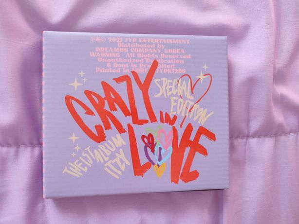 KPOP ITZY - Crazy in Love Special Edition Album (Jewel Case Edition)