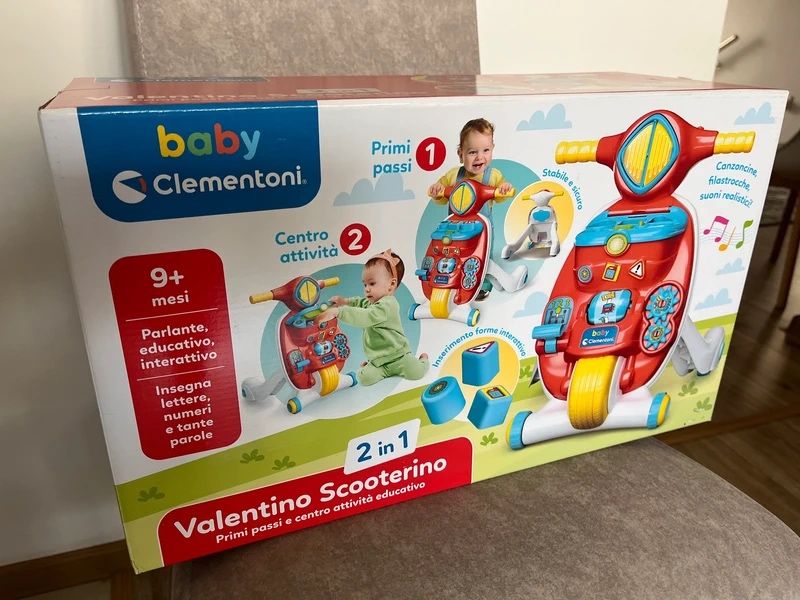 Clementoni skuterek Kacperek chodził dla malucha