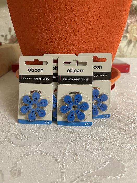 Батарейки Oticon 675