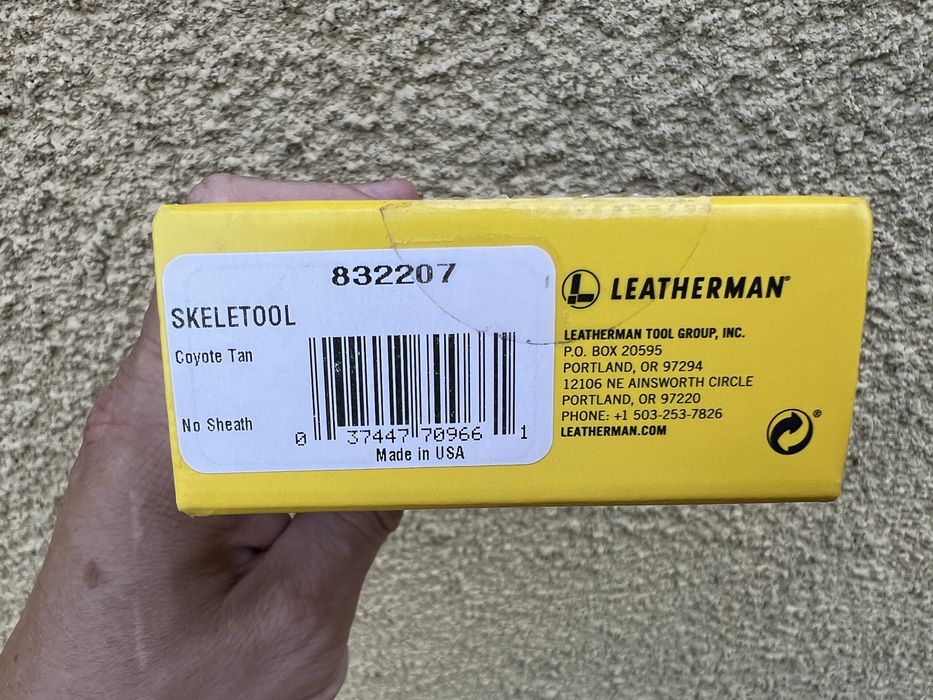 Leatherman Skeletool Coyote, Tan – multitool, stan bardzo dobry