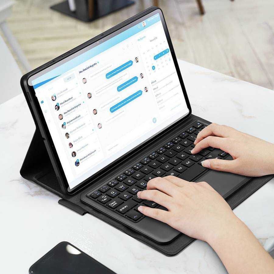 Чехол бампер Bluetooth клавиатура Dux Ducis для Samsung Galaxy Tab