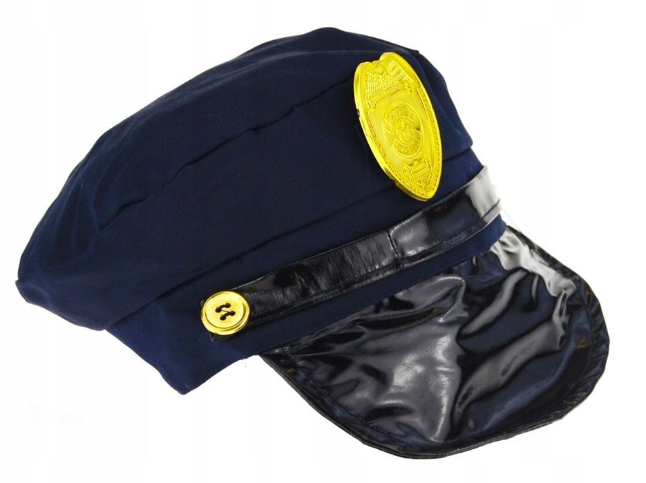 Strój Policjanta Kostium Przebranie Akcesoria Czapka Mały Policjant