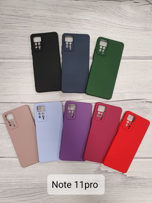 Чохол Бампер Накладка Силікон Xiaomi Redmi Note 11 12 pro 4G 5G Бампер