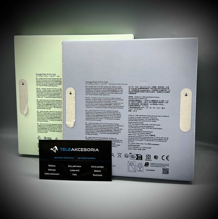 GOOGLE Pixel 10 Pro Fold |256gb | NOWE | Jade/Moonstone |Teleakcesoria