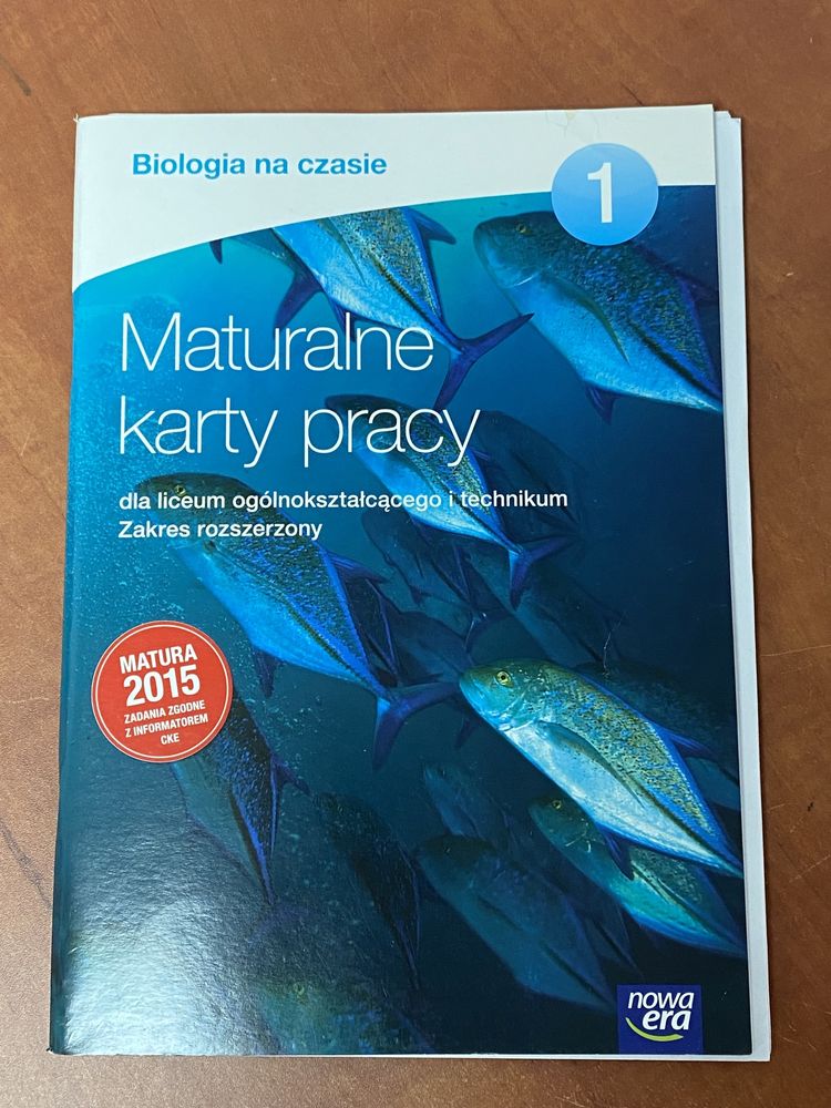 Biologia maturalne karty pracy 1 rozszerzony
