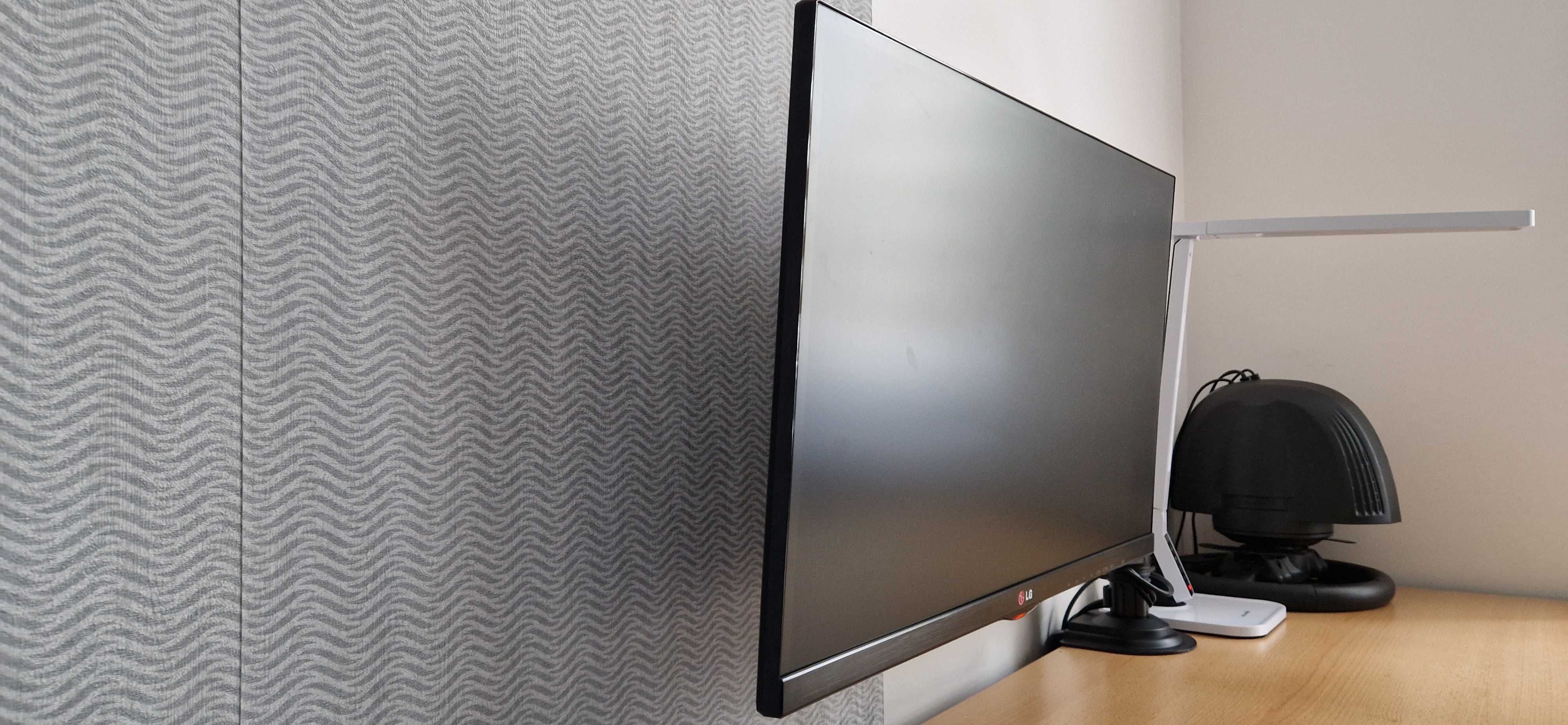Monitor 27" Full HD z tunerem TV LG 27MA73D-PZ z uchwytem gazowym