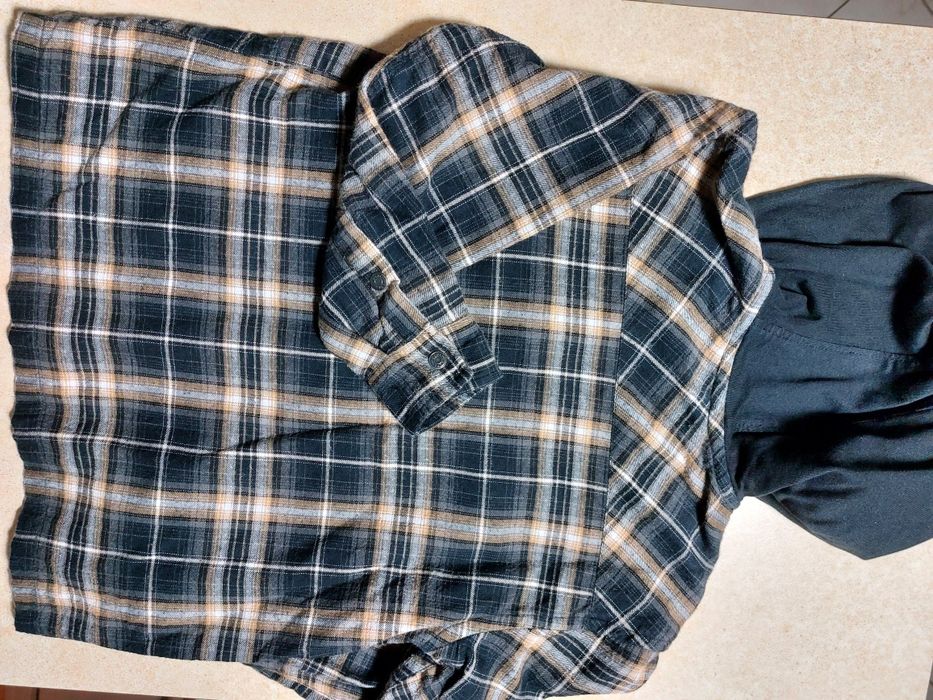 Koszula flanelowa z kapturem Coccodrillo rozm 122