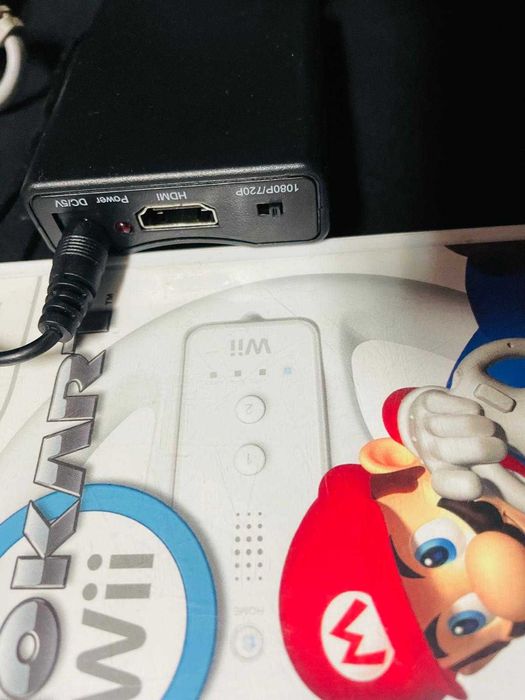 CONSOLA JOGOS WII - Vãrios Comandos e Adpatador TV HDMI
