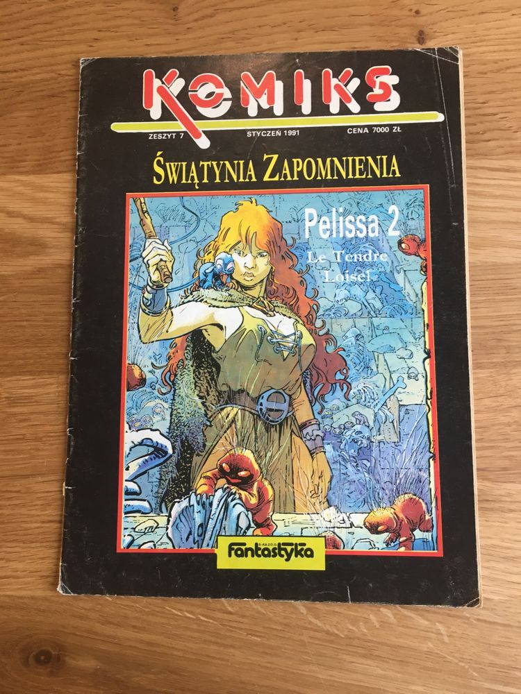 Świątynia zapomnienia komiks unikat