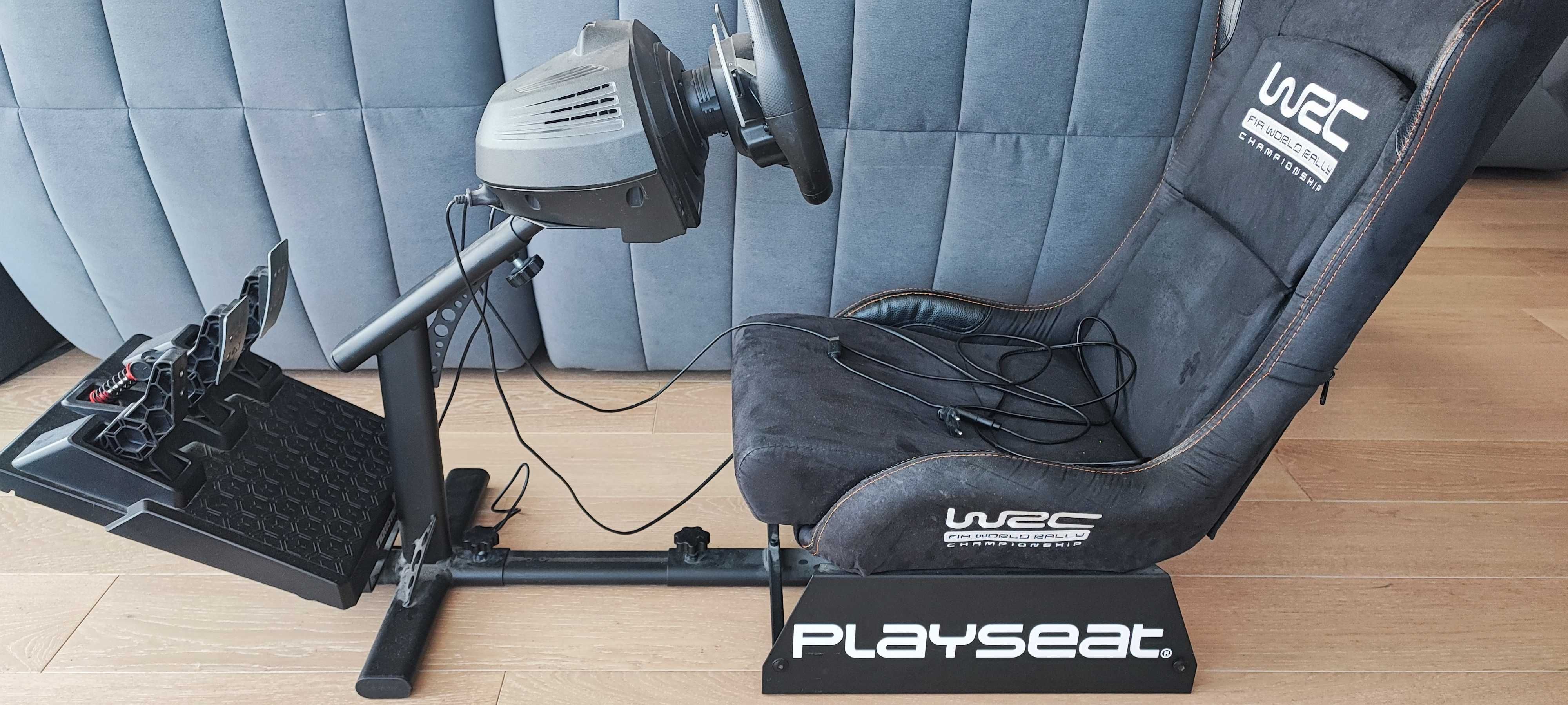 Zestaw do Sim Racingu, zestaw Thrustmaster + rig/fotel Playseat WRC