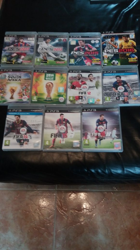 Pack 8 Jogos de futebol para PS3