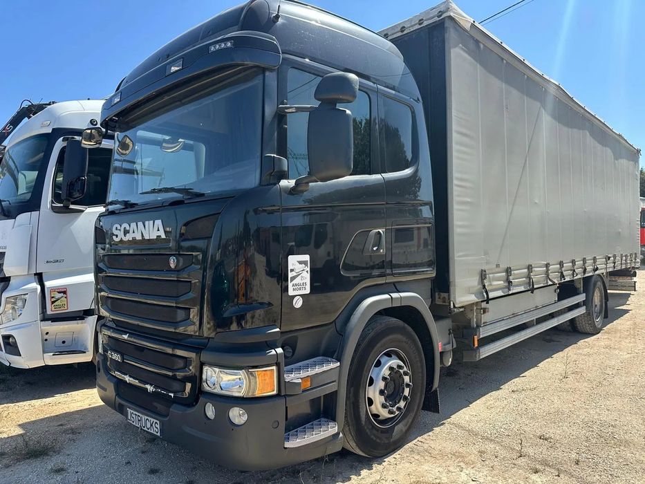 Scania Cx. 9,3m comp.x2,60 altura TIPO TIR C/ TECTO DE ABRIR