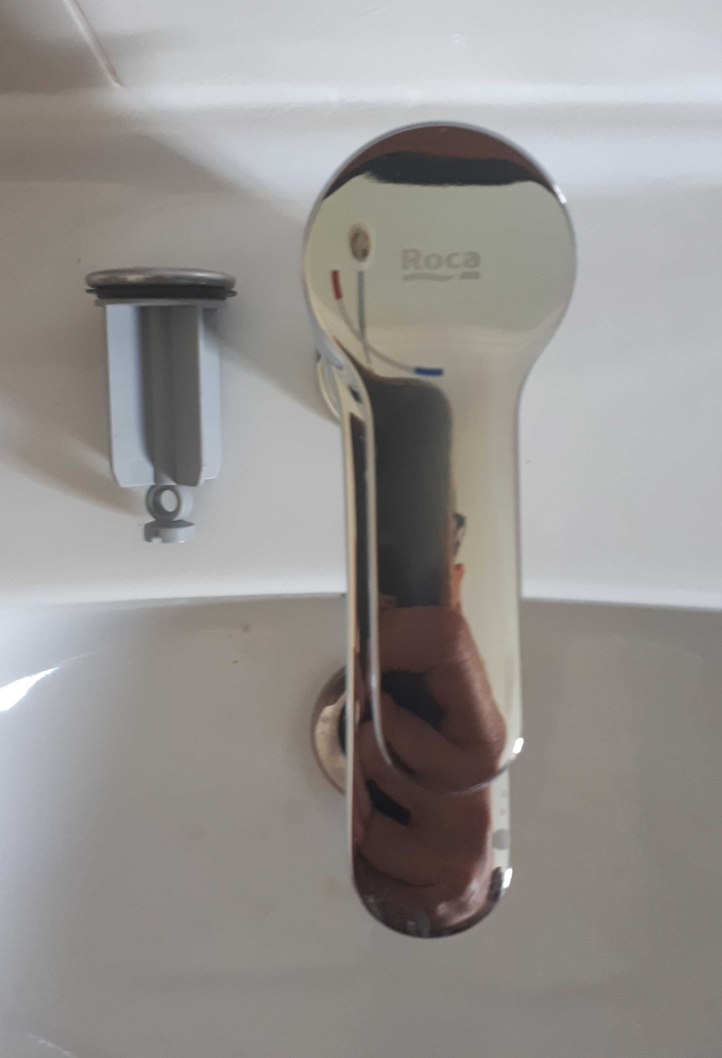 Lote 3 Torneiras de lavatório Roca L20 manipulo XL cromadas A5A3I09C00