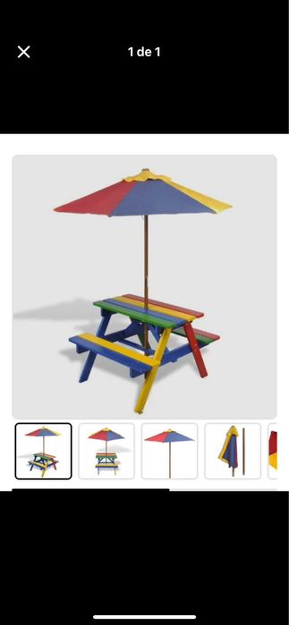 Mesa de criança para refeiçao