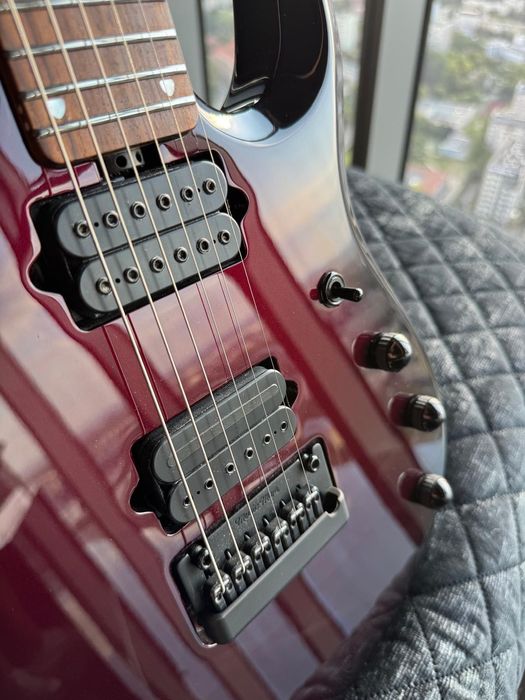 Music Man Petrucci JP6 Piezo Pearl Redburst 2018 - stan kolekcjonerski